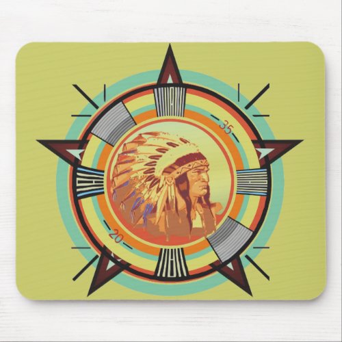 Indian Head Test Pattern Mouse Pad