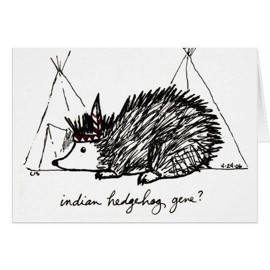 Indian Hedgehog Gene card (Front Horizontal)