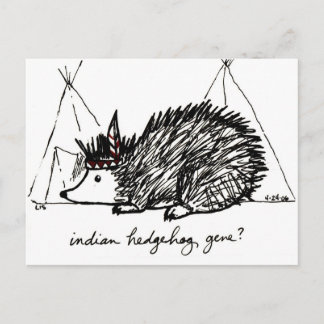 Indian Hedgehog Gene postcard