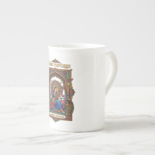 Indian Heritage: Classical Musician Veena Art Bone China Mug