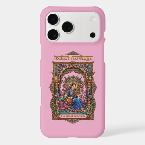 Indian Heritage: Classical Musician Veena Art iPhone 17 Pro Max Case