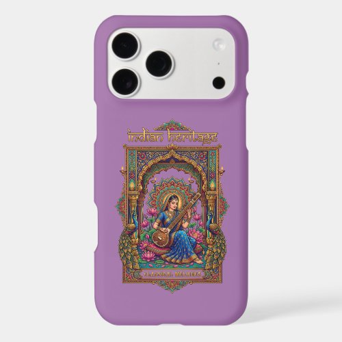 Indian Heritage: Classical Musician Veena Art iPhone 17 Pro Max Case