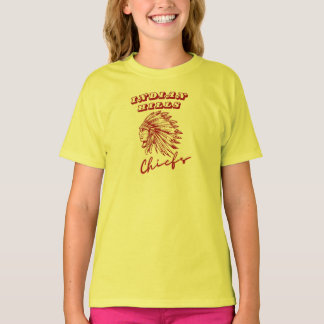 Indian Hills Chiefs Girls' Yellow School Pride Tee