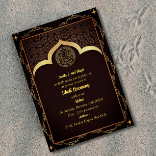 Indian Hindu Boy Dhoti Ceremony Pancha Kattu Invit Invitation