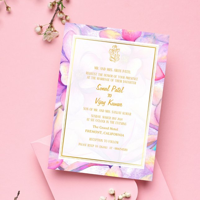 Indian Hindu Wedding Ganesha Invitation (Creator Uploaded)