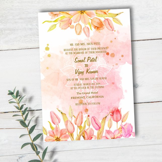 Indian Hindu Wedding Ganesha Invitation (Creator Uploaded)