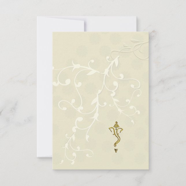 Indian hindu wedding invitation (Front)