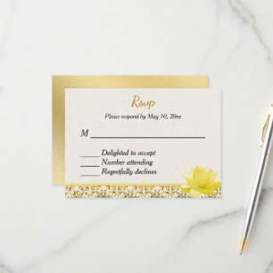 Indian Hindu Wedding Invitation RSVP