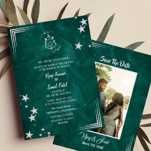 Indian Hindu Wedding Invitation with Custom Image