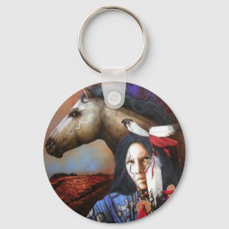 Indian/Horse Keychain