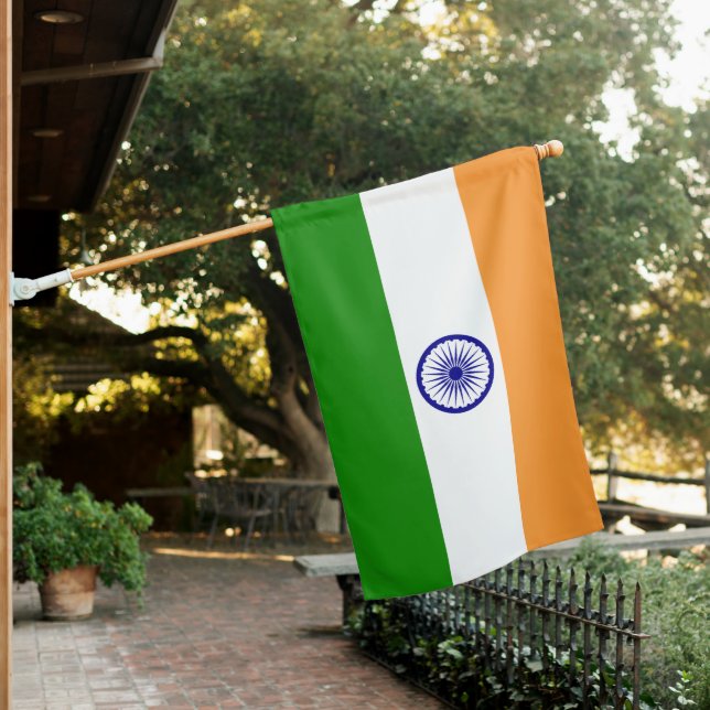 Indian House Flag (India) (South Asia) (Bharat) (In SItu)