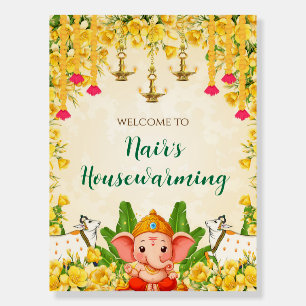 Indian Housewarming welcome boards Gruhapravesham 