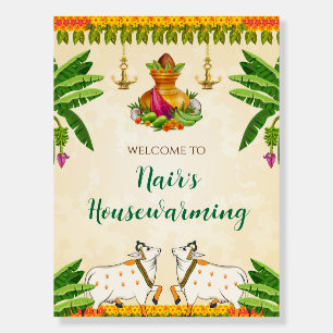 Indian Housewarming welcome signs Grihapravesh