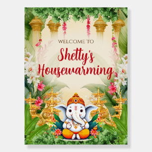 Indian Housewarming Welcome signs Gruhapravesam