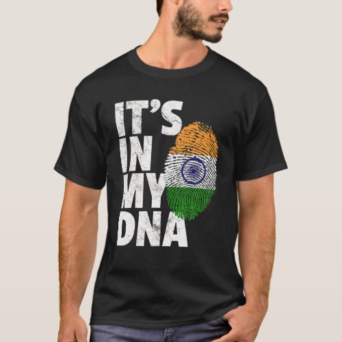 Indian India Flag Pride Country Home Nation Gift T_Shirt