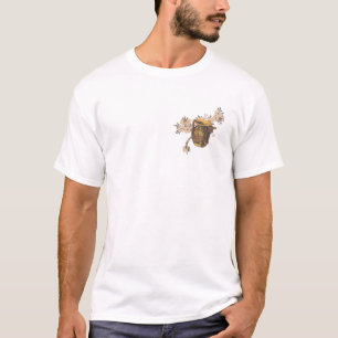 Indian Inspired Pottery Art with Floral Design T-Shirt