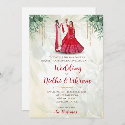 Indian invitations  Hindu wedding cards