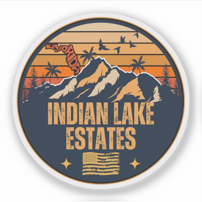 Indian Lake Estates, Florida  Sticker (Front)