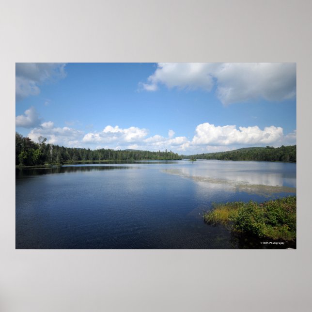 Indian Lake in the Adirondacks. print 08 132 (Front)