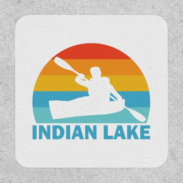 Indian Lake New York Kayak Patch (Front)