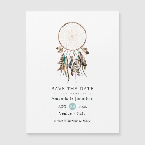 Indian legend Tribal Boho Wedding Save the Date