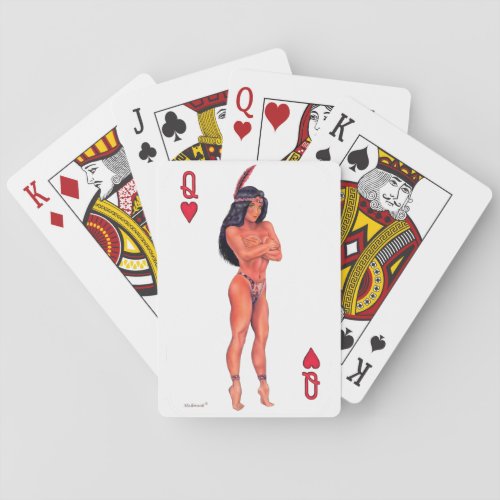 INDIAN MAIDEN POKER CARDS