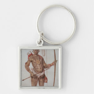 Indian Man of Florida Keychain