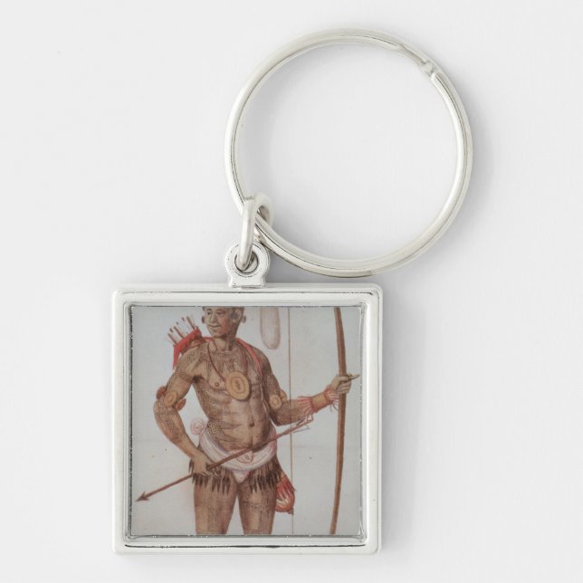 Indian Man of Florida Keychain (Front)