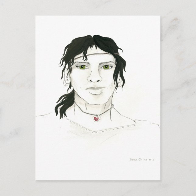 Indian Man postcard (Front)