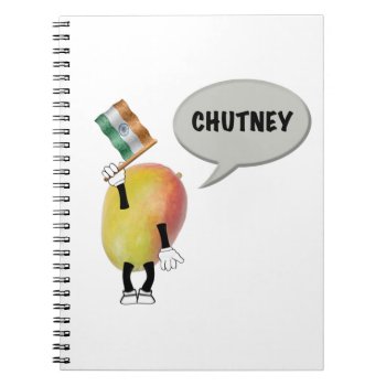Indian Mango Chutney Notebook by Funkyworm at Zazzle