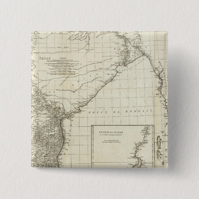 Indian Map Button (Front)