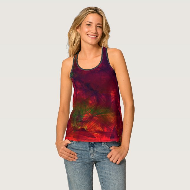 Indian Mesh Tank Top (Front Full)