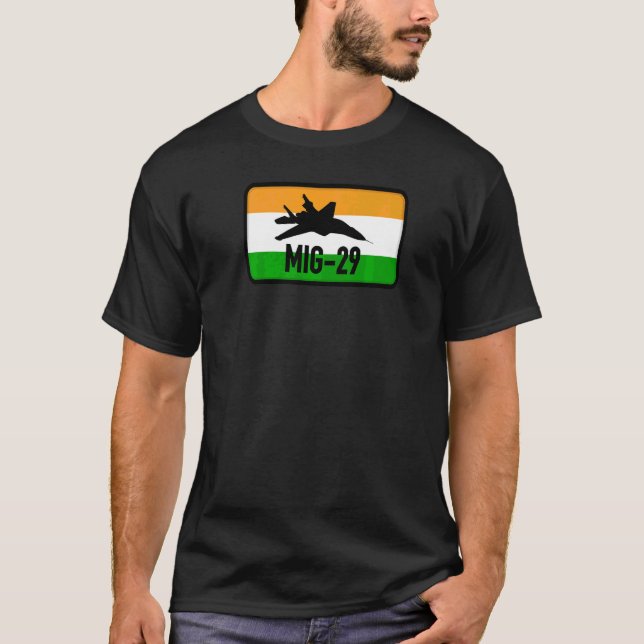 Indian Mig 29 Patch T-Shirt (Front)