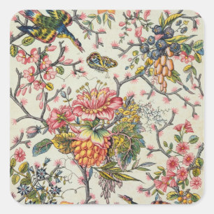 Indian model square sticker