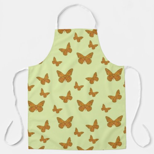 Indian Monarch All_Over Print Apron
