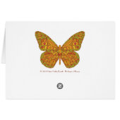 Indian Monarch Card (Back Horizontal)