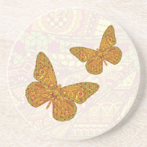 Indian Monarch Sandstone Coaster