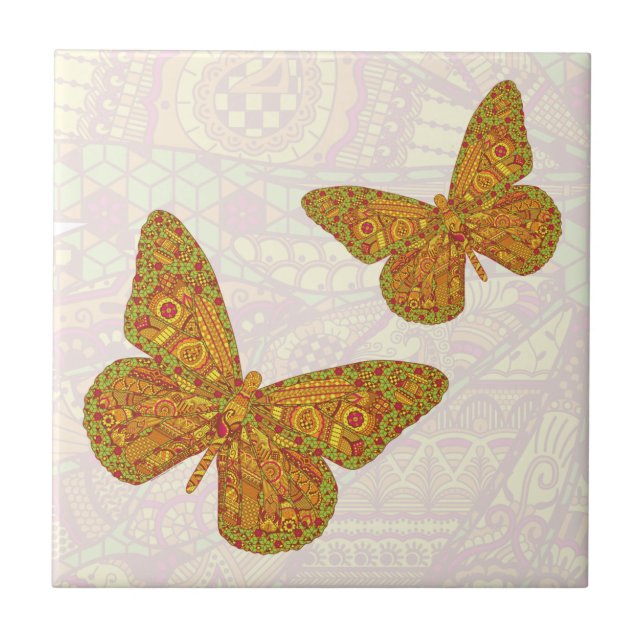 Indian Monarch Tile (Front)