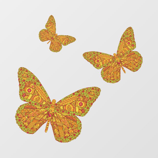 Indian Monarch Wall Decal (Front)
