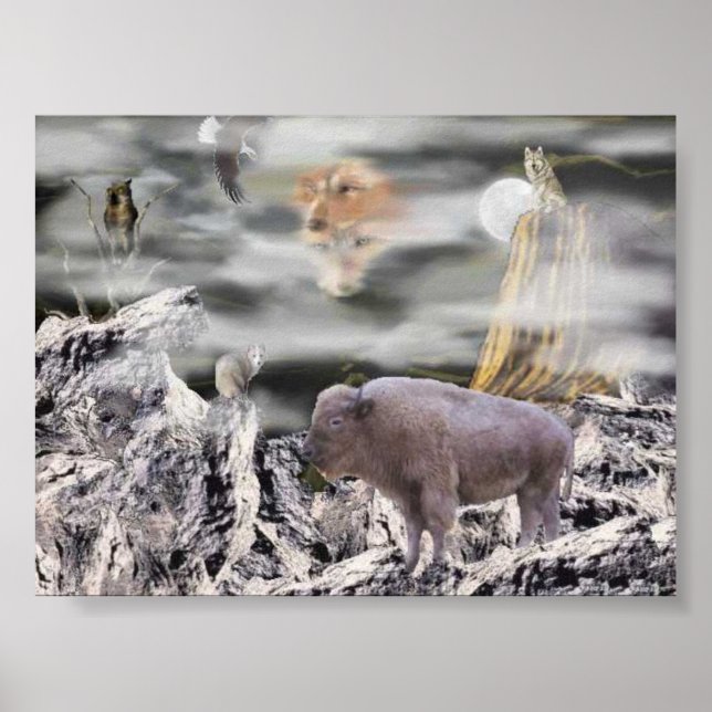 Indian moon poster (Front)