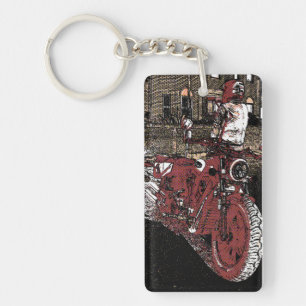Indian MotorBike  Keychain