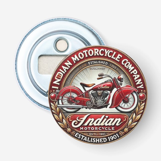 Indian Motorcycle Bottle Opener (Front)