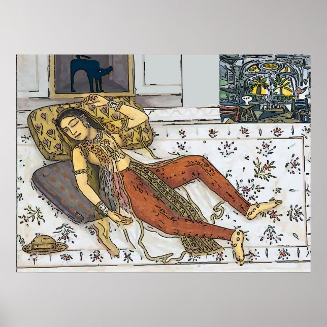 Indian, Mughal Woman, Princess Poster (Front)