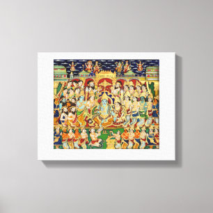 INDIAN MYTHOLOGY PAINTING CANVAS PRINT