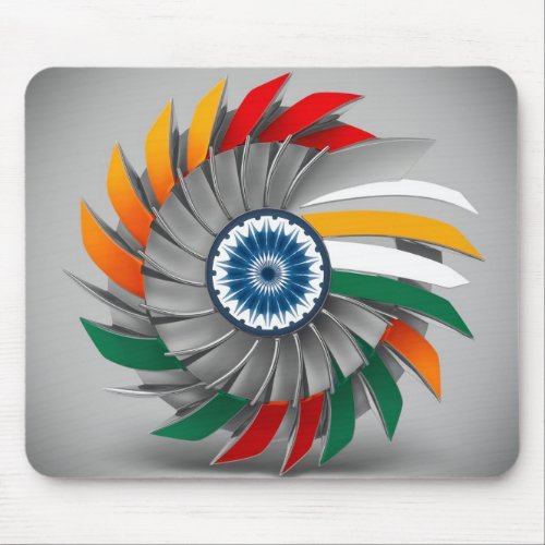 Indian National flag mouse pad