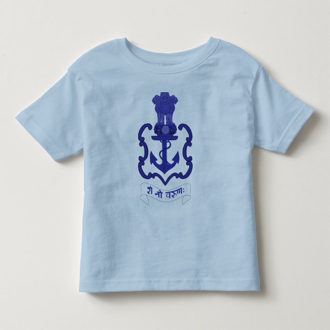 Indian Navy crest, India Toddler T-shirt (Front)