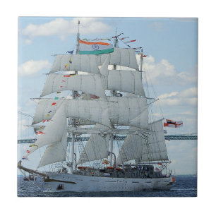 Indian Navy sail training ship Tarangini Ceramic Tile