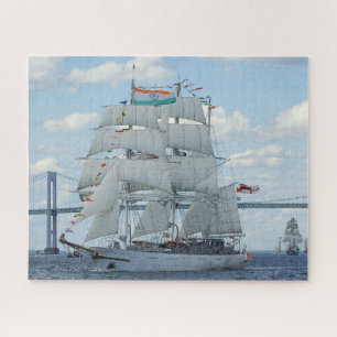 Indian Navy sail training ship Tarangini  Jigsaw Puzzle