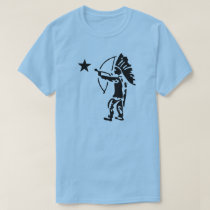 Indian North Star Bow and Arrow Pop Art T-Shirt