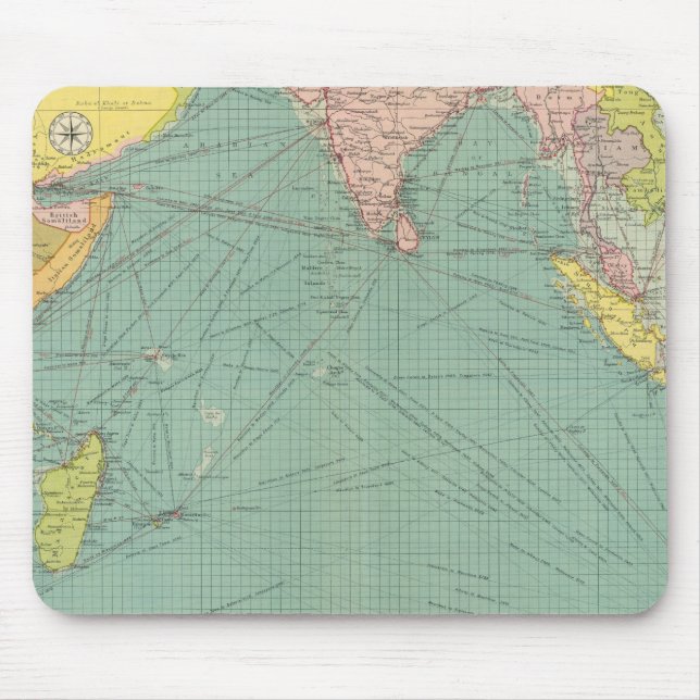 Indian Ocean 3 Mouse Pad (Front)